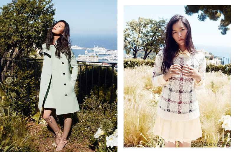 Liu Wen featured in Liu in the garden, November 2014