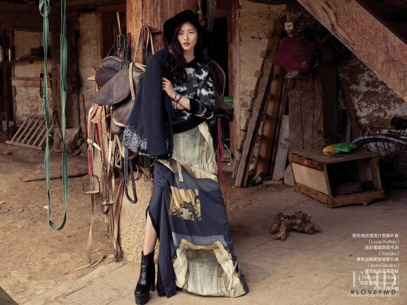 Liu Wen featured in Big Big World, December 2013