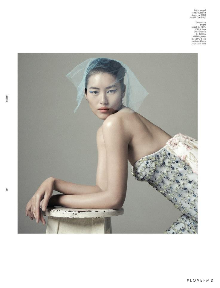 Liu Wen featured in Homestyle, December 2012