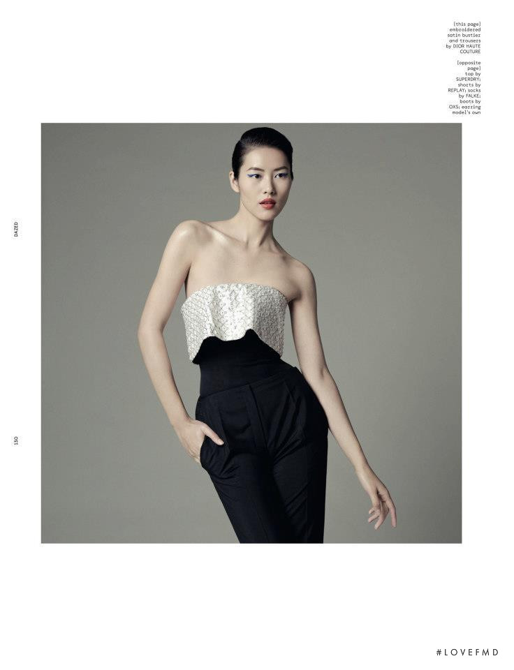 Liu Wen featured in Homestyle, December 2012