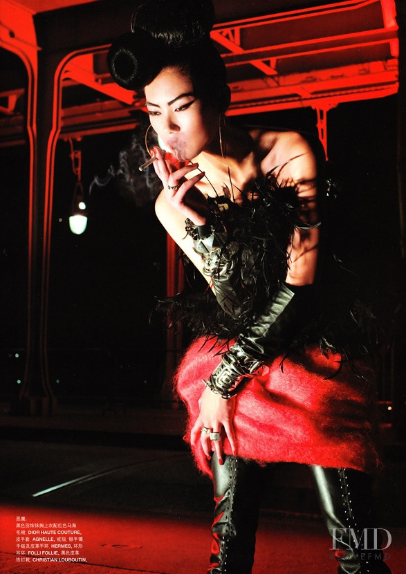 Liu Wen featured in Angel & Devil, September 2010