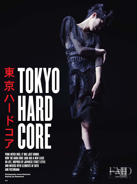 Liu Wen featured in Tokyo Hard Core, February 2010