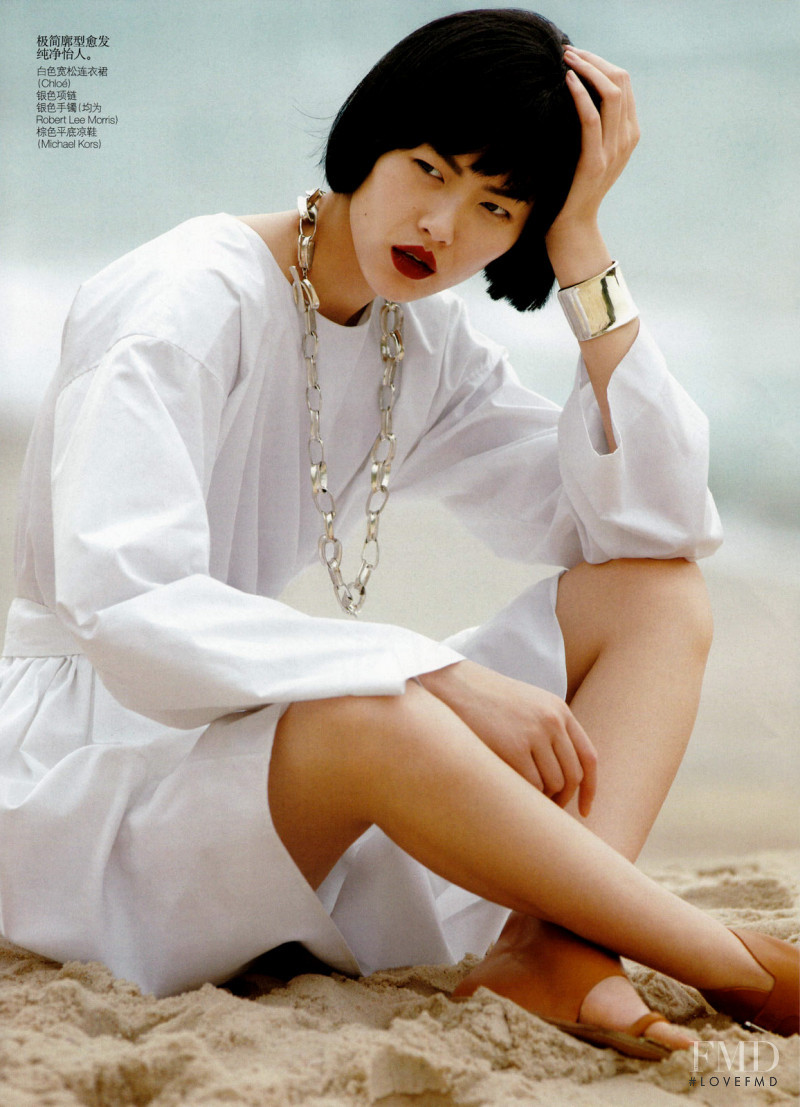 Liu Wen featured in White Summer, April 2011
