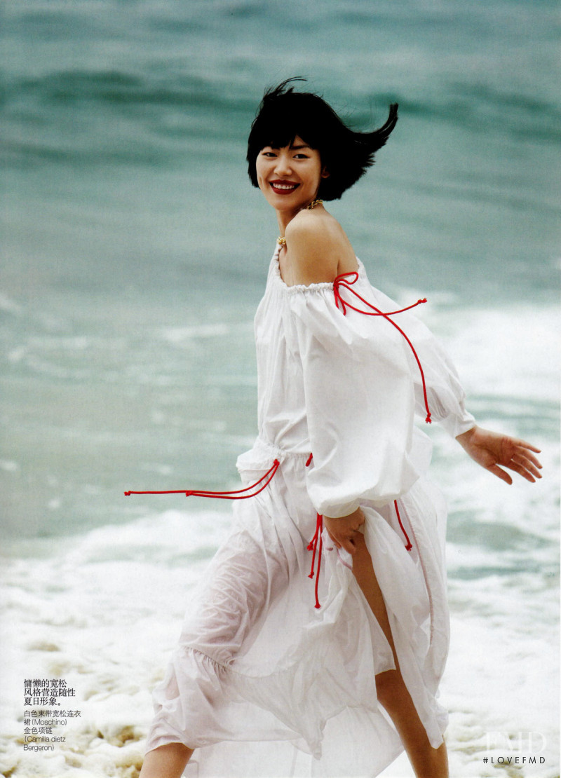 Liu Wen featured in White Summer, April 2011