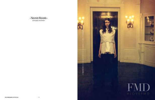 Liu Wen featured in Secret Room, April 2010