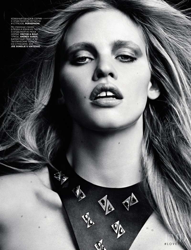 Lara Stone featured in In The Realm Of The Senses, January 2013