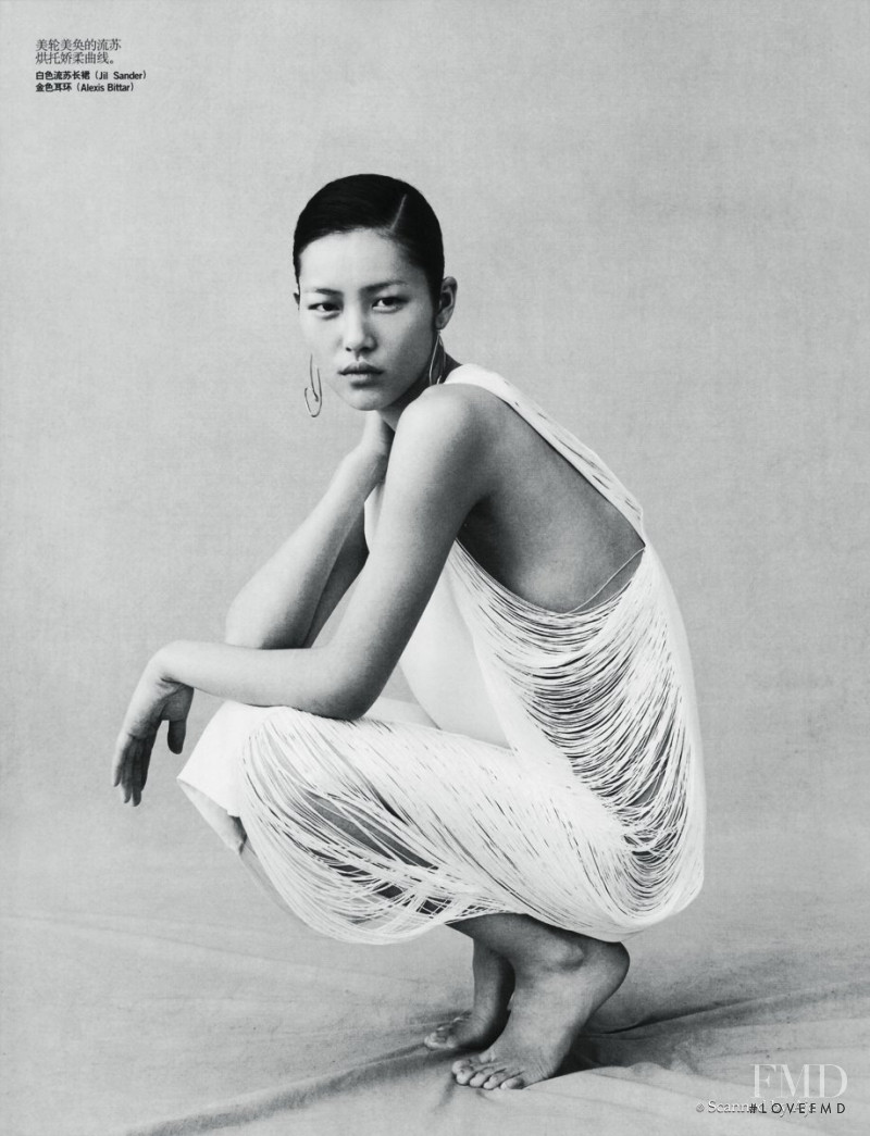 Liu Wen featured in Dresses of Time, April 2009