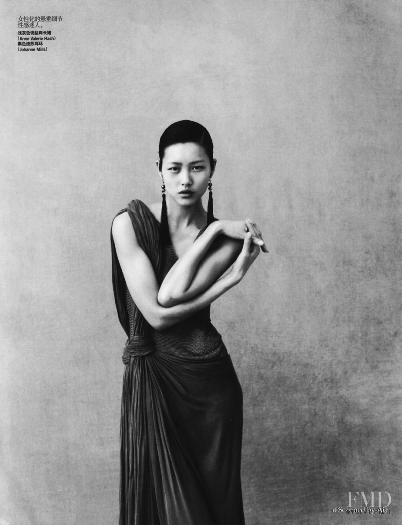 Liu Wen featured in Dresses of Time, April 2009