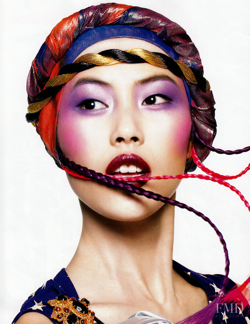 Liu Wen featured in Beauty, June 2009