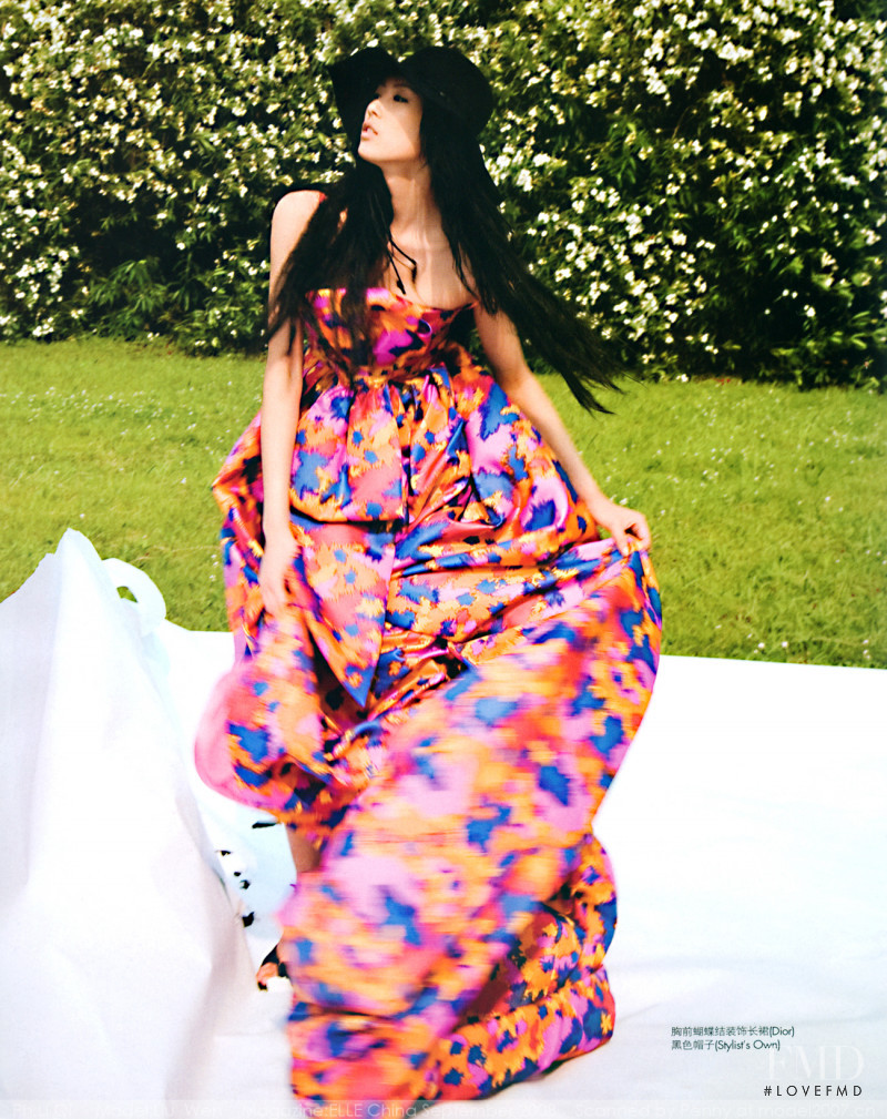 Liu Wen featured in Neo-Boho, October 2008