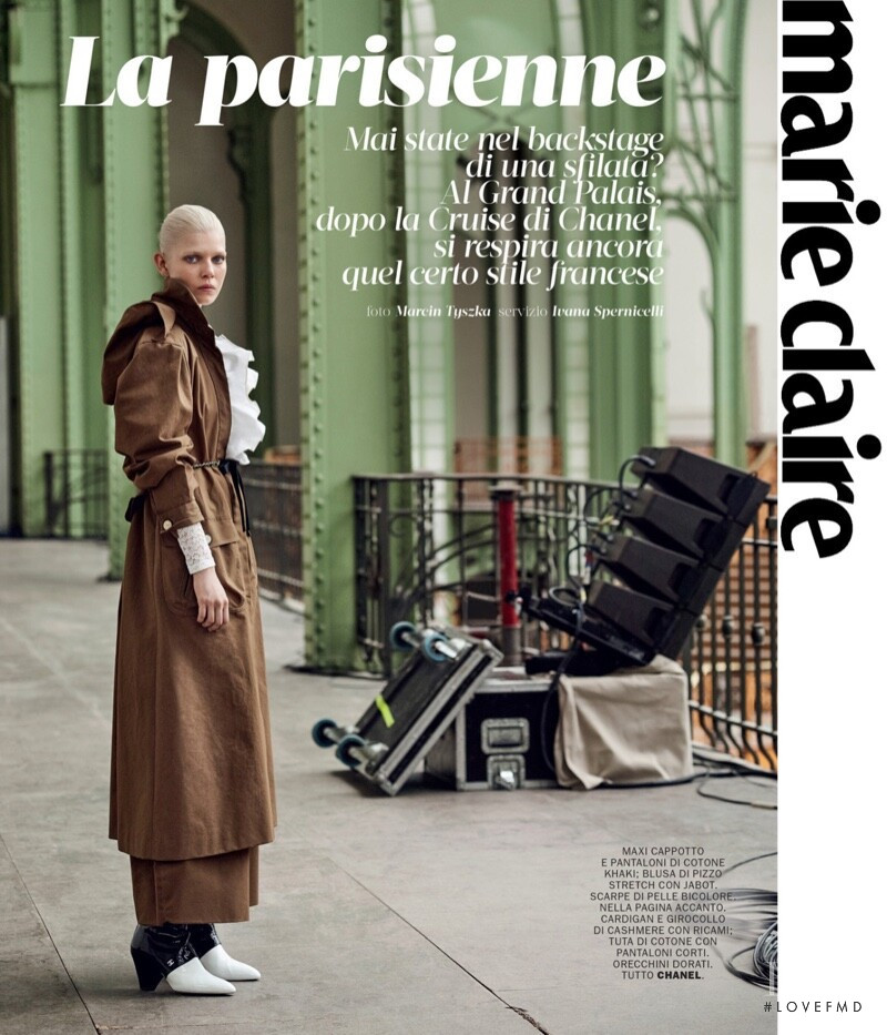 Ola Rudnicka featured in La parisienne, January 2020