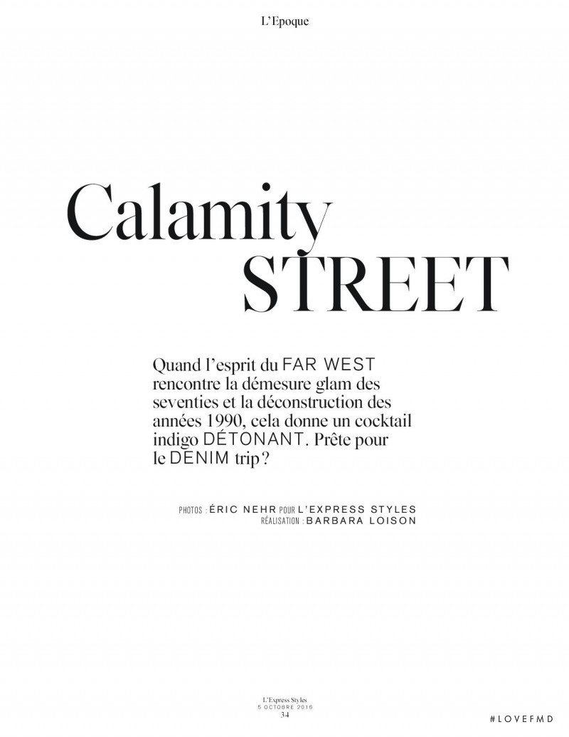 Calamity Street, October 2016