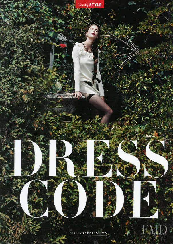 Mathilde Brandi featured in Dress Code, January 2014