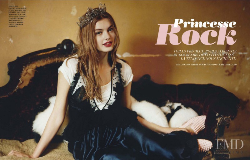 Hanna Verhees featured in Princesse Rock, January 2013