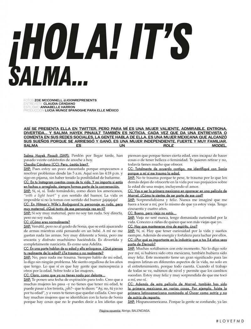 ¡Hola! It\'s Salma..., July 2021