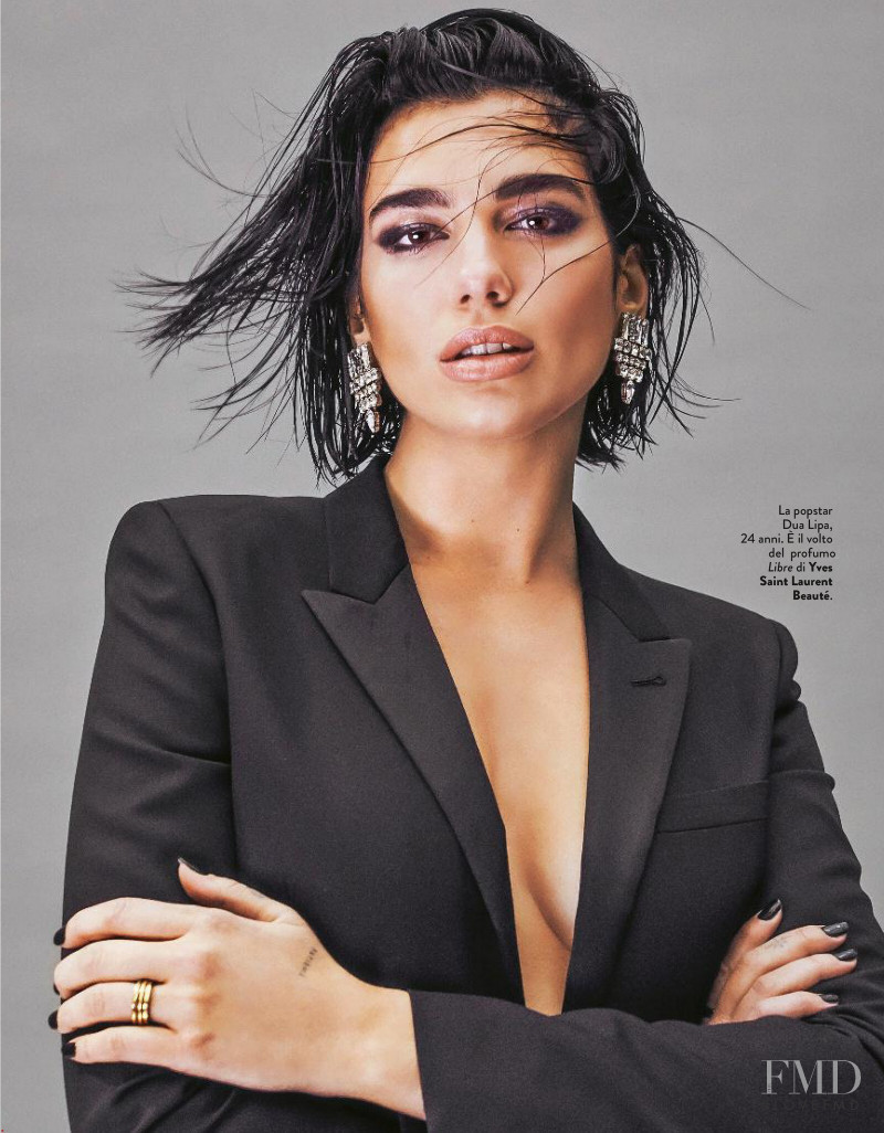 Dua Lipa featured in L\'istino e la mia voce, October 2020