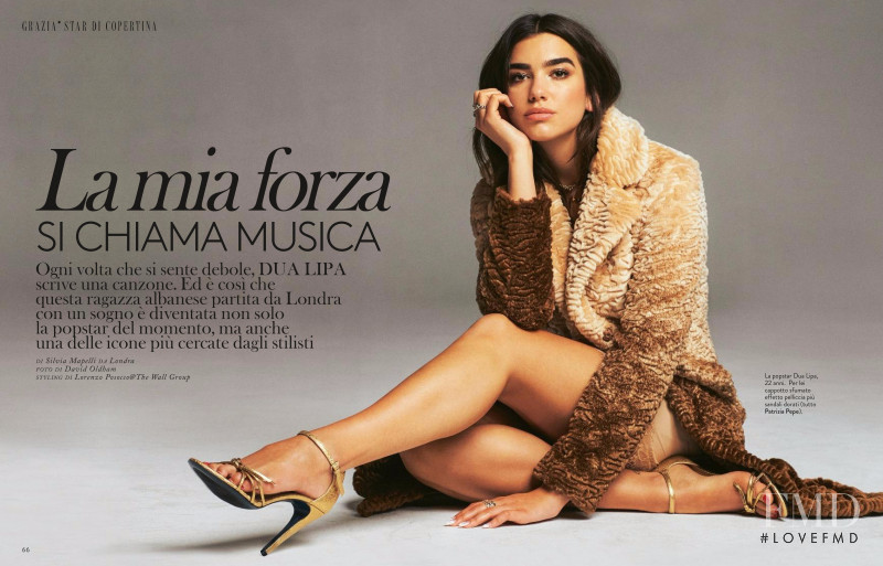 Dua Lipa featured in La mia forza si chiama musica, August 2017