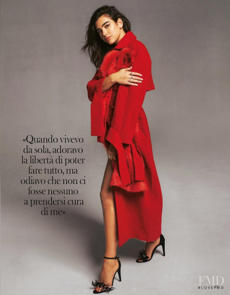 Dua Lipa featured in La mia forza si chiama musica, August 2017