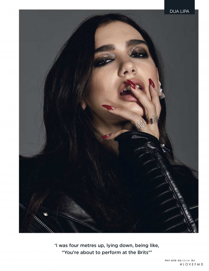 Dua Lipa featured in The Brit Awards Class of 2018, May 2018