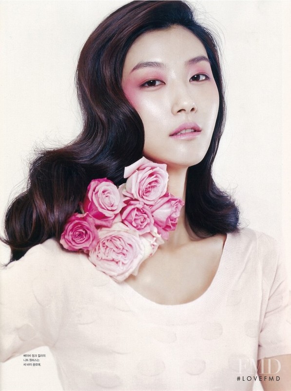 Ji Hye Park featured in Blooming Pink, March 2012
