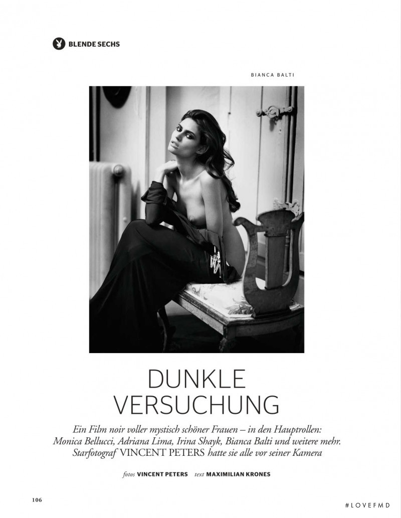 Bianca Balti featured in Dunkle Versuchung, February 2017