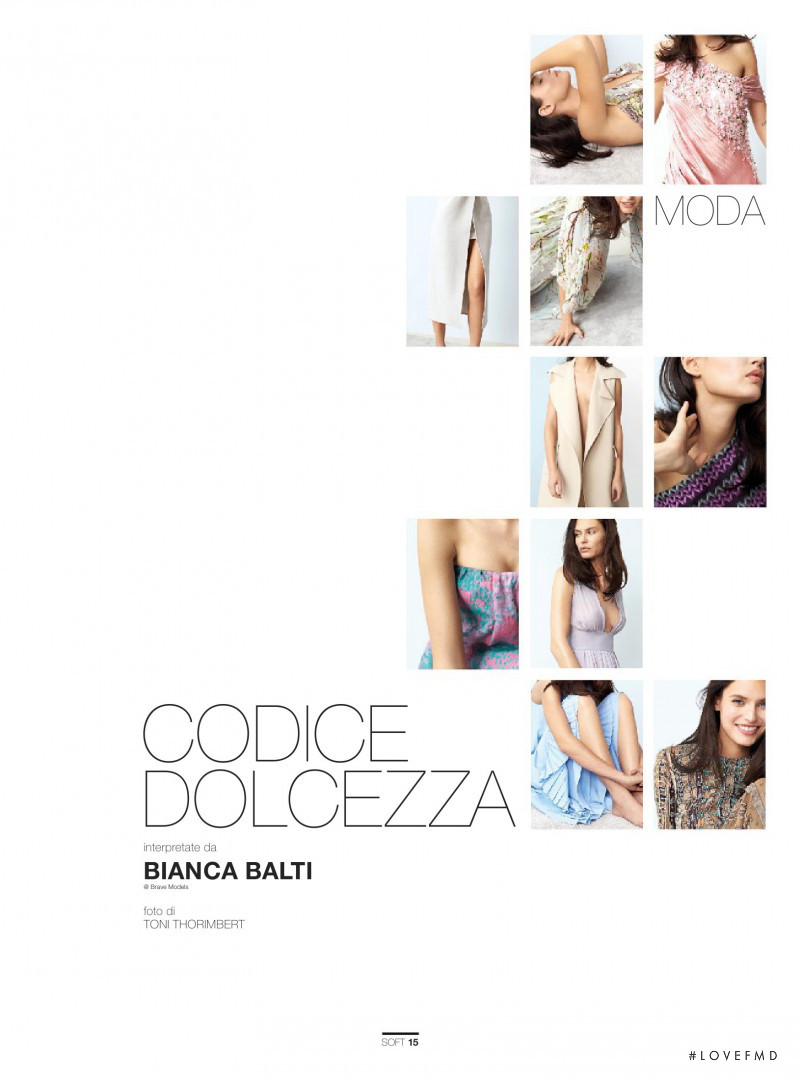 Bianca Balti featured in Codice Dolcezza, March 2014