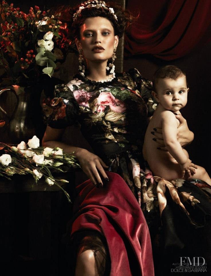 Bianca Balti featured in Baroque Goddess, September 2012