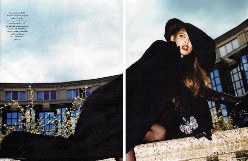 Bianca Balti featured in Louis Bompard, September 2011