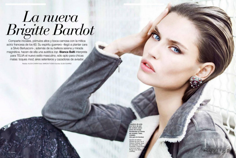 Bianca Balti featured in La nueva Brigitte Bardot, September 2011