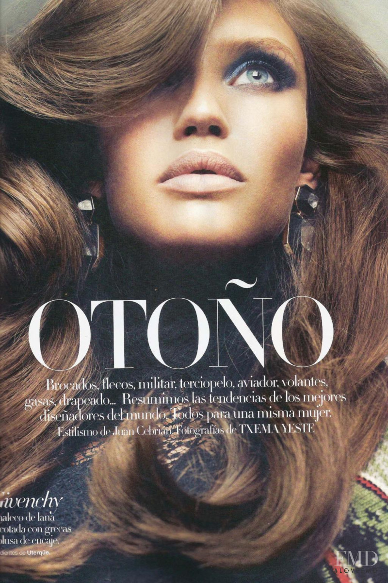 Bianca Balti featured in Otono, September 2010