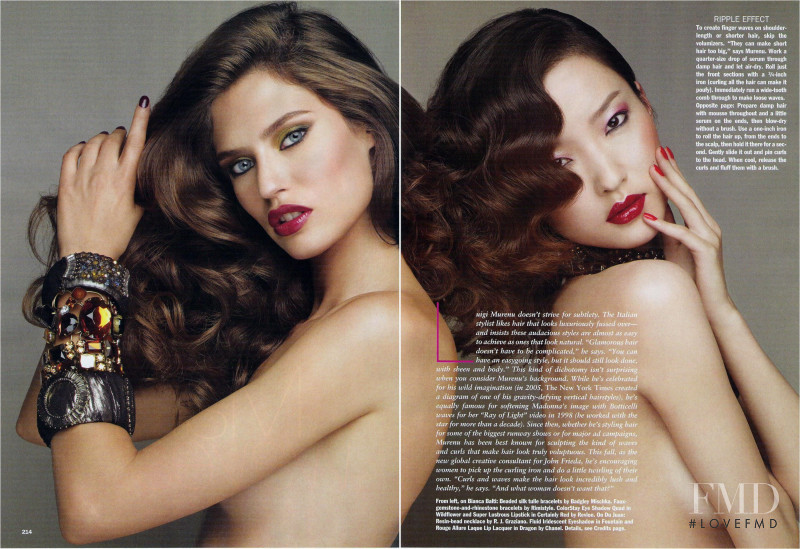 Bianca Balti featured in Making Waves, October 2009