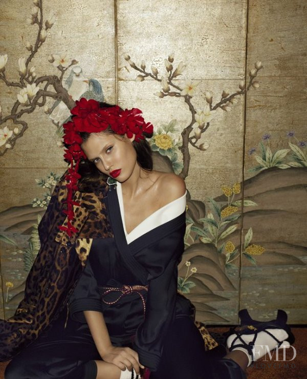 Bianca Balti featured in The Belle of Kyoto, March 2008