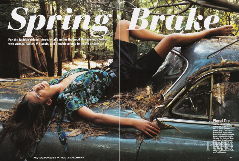 Bianca Balti featured in Spring Brake, January 2006