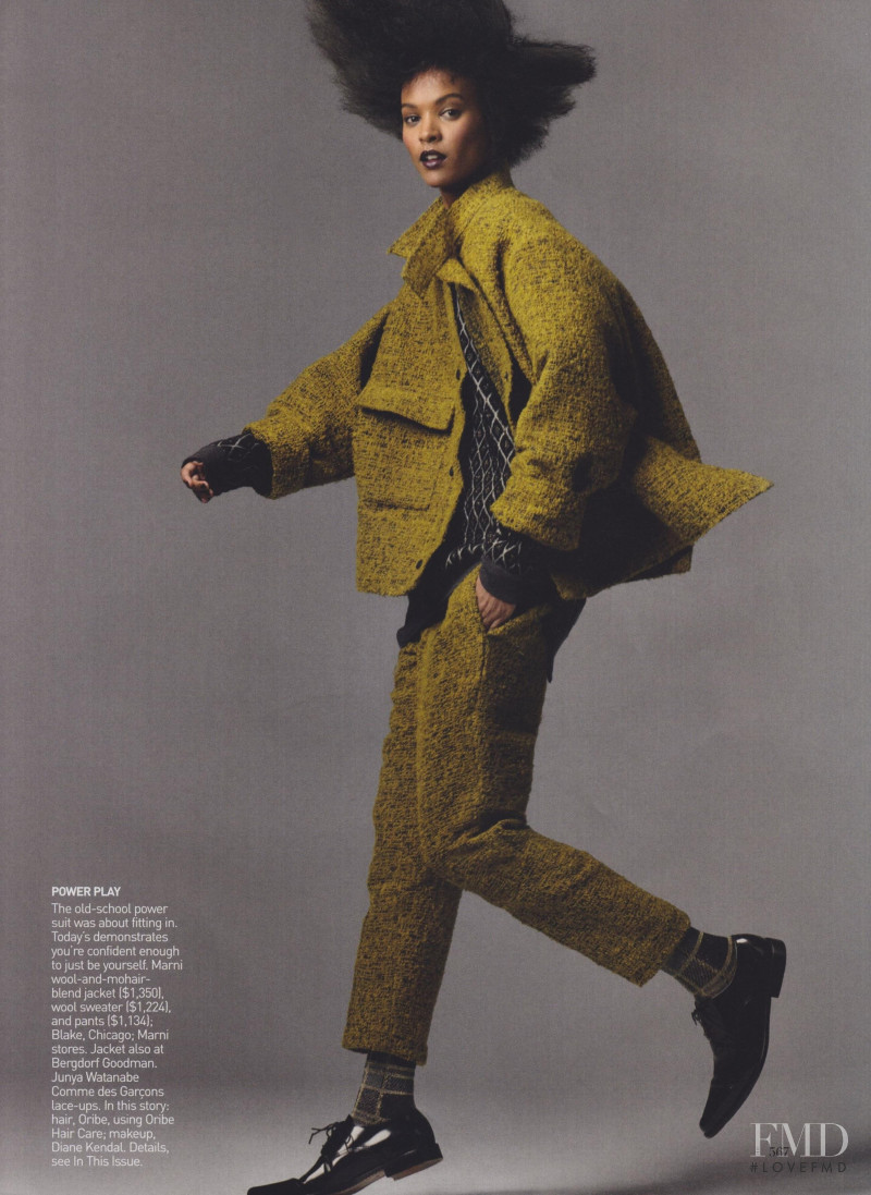 Liya Kebede featured in Strong Suits, September 2009