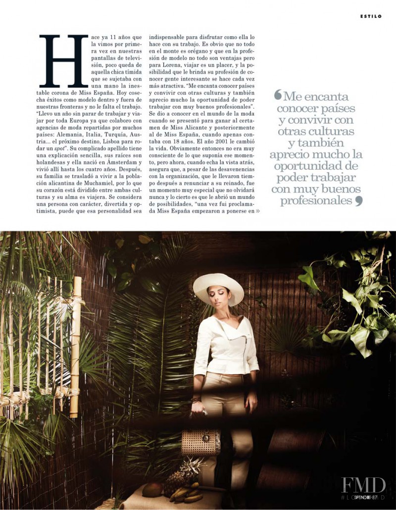 Lorena Ayala featured in A jungle\'s tale, July 2012