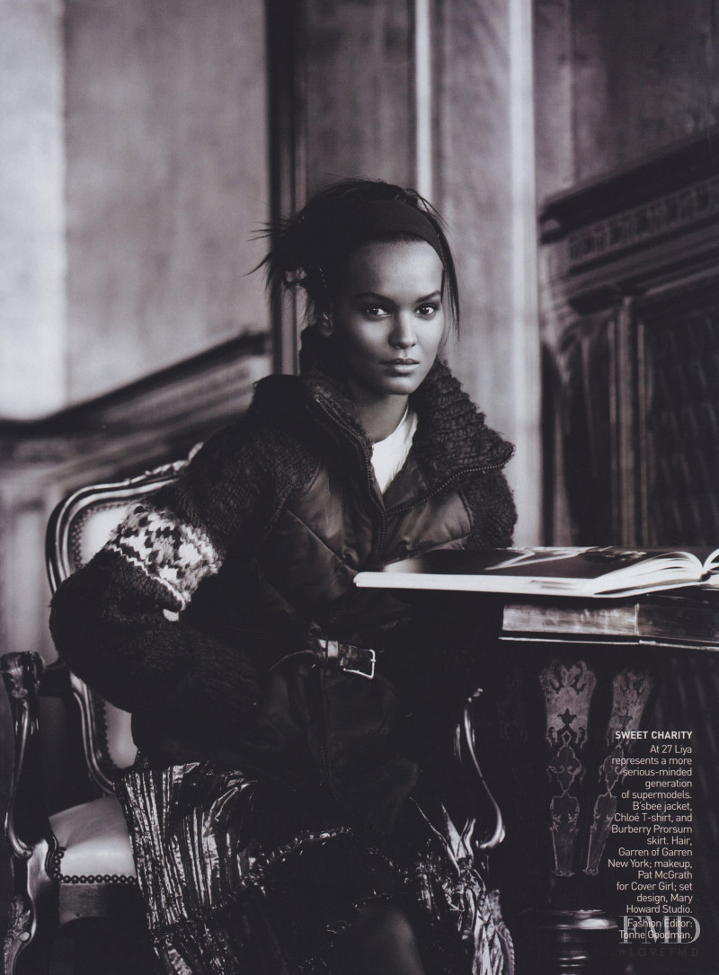 Liya Kebede featured in Role Model, May 2005