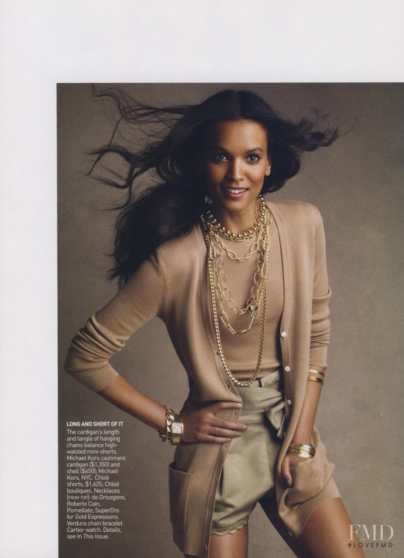 Liya Kebede featured in Desert Fox, March 2009