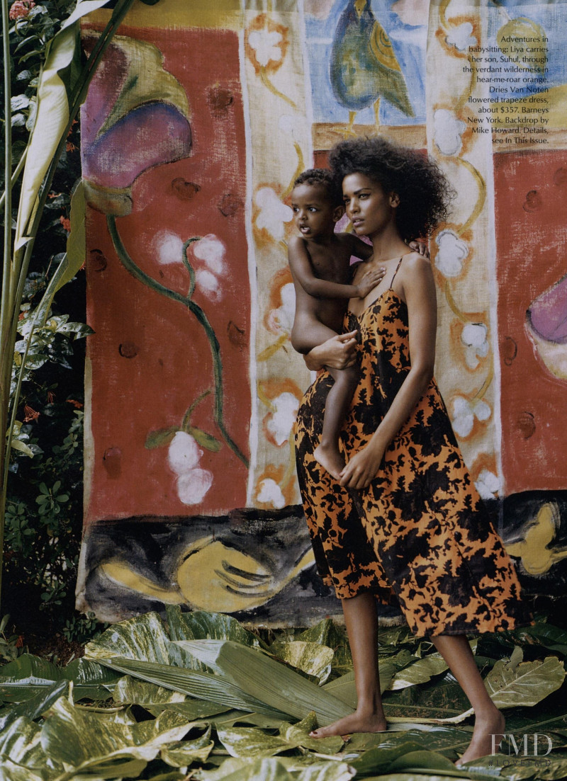 Liya Kebede featured in Supermodel Summer: South Pacific, June 2003