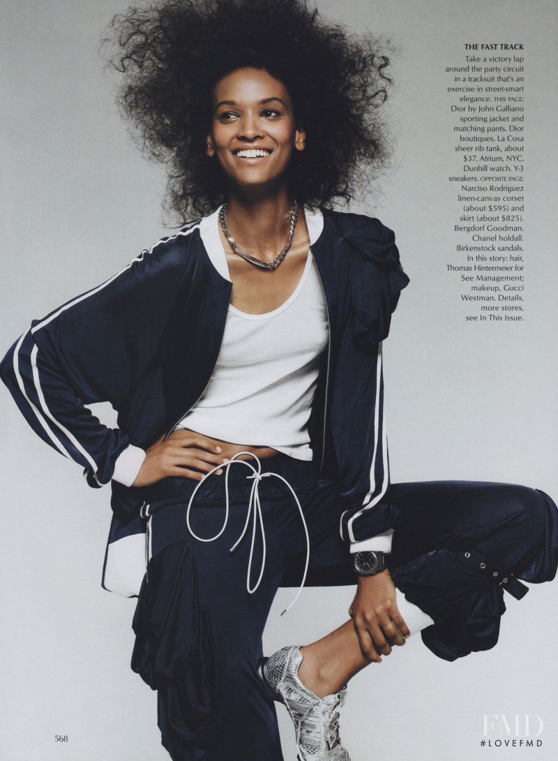 Liya Kebede featured in Power Games: Winning Streak, March 2004