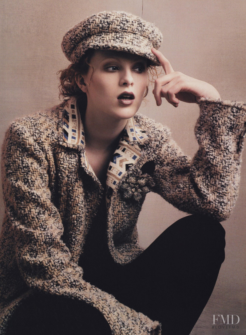 Karen Elson featured in Propriety Values, July 2004