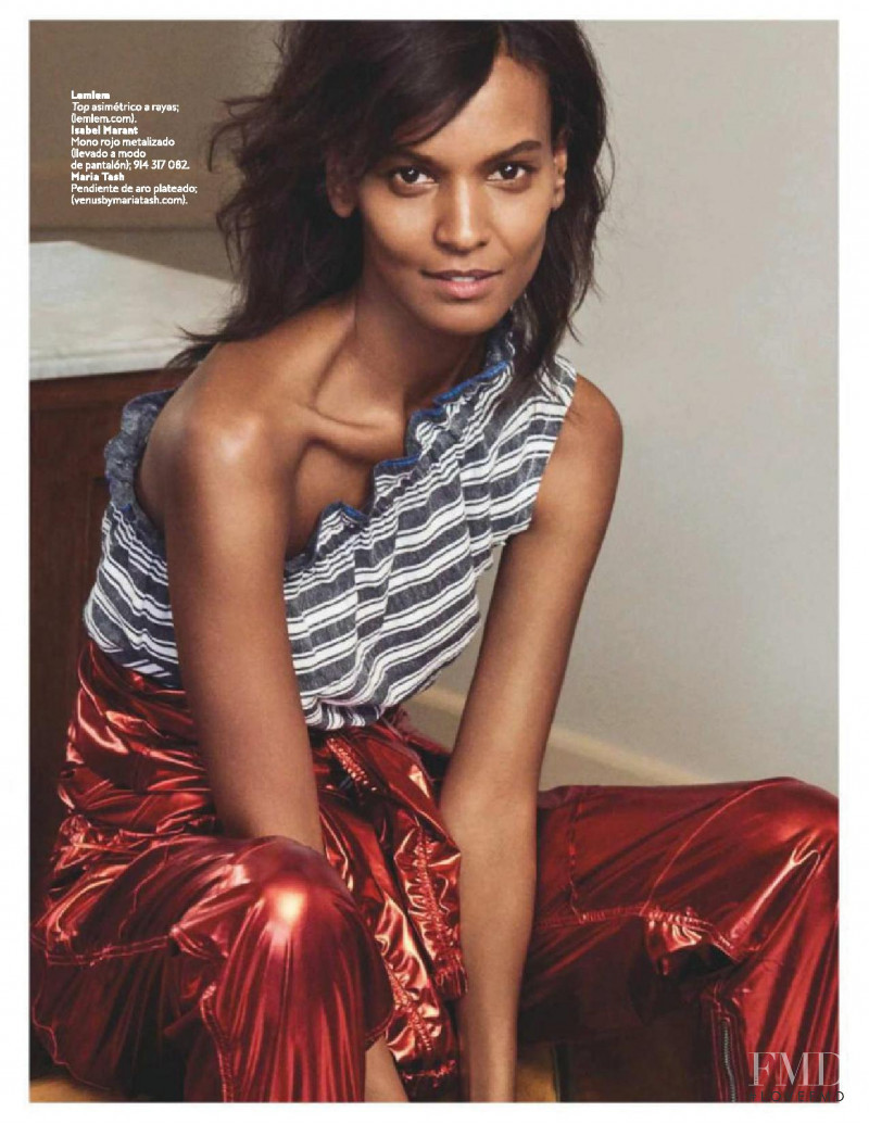 Liya Kebede featured in Reina del Glam, April 2018