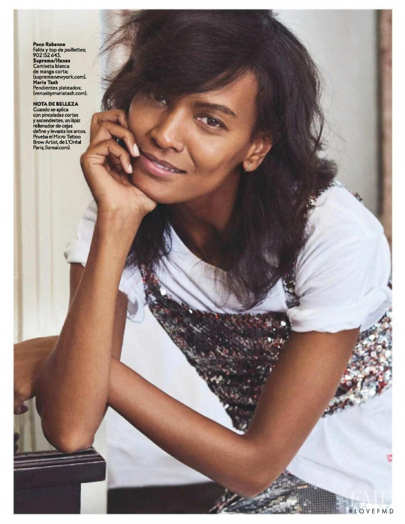 Liya Kebede featured in Reina del Glam, April 2018