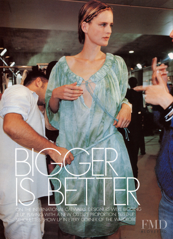 Stella Tennant featured in \'Bigger Is Better, June 2002