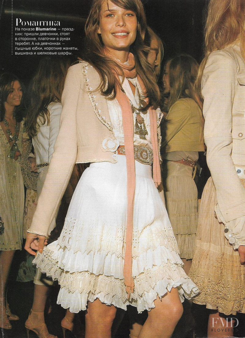 Louise Pedersen featured in Backstage, February 2005