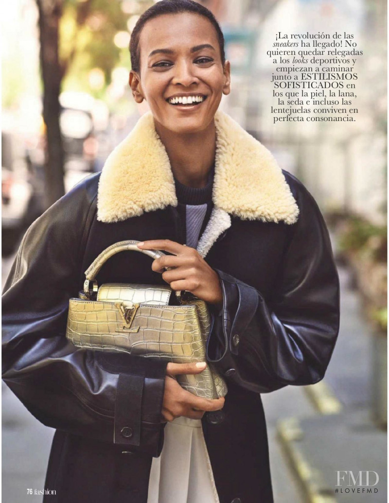 Liya Kebede featured in Desequilibrio Perfecto, September 2018