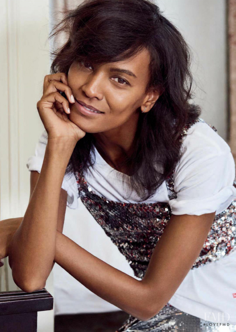 Liya Kebede featured in Casual, March 2018