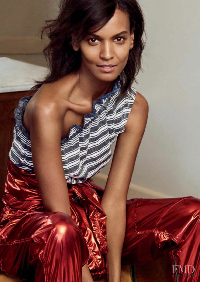 Liya Kebede featured in Casual, March 2018