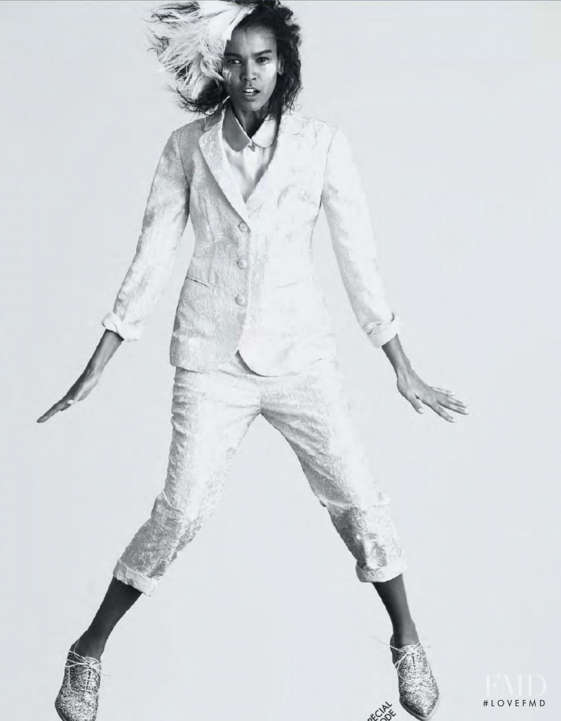 Liya Kebede featured in Crazy Liya, February 2014