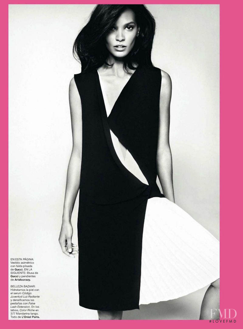 Liya Kebede featured in Cruza la Linea, May 2012