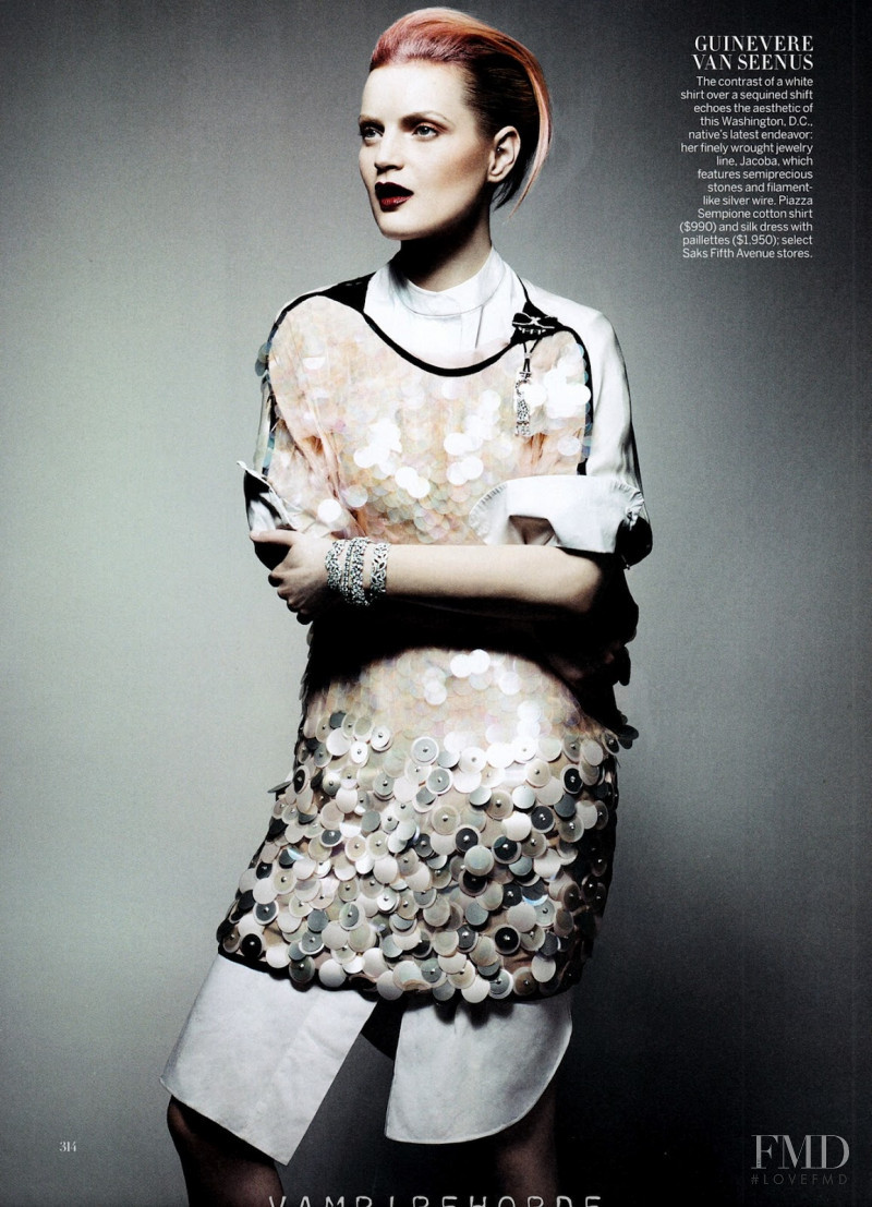 Guinevere van Seenus featured in Tails of the City, April 2012